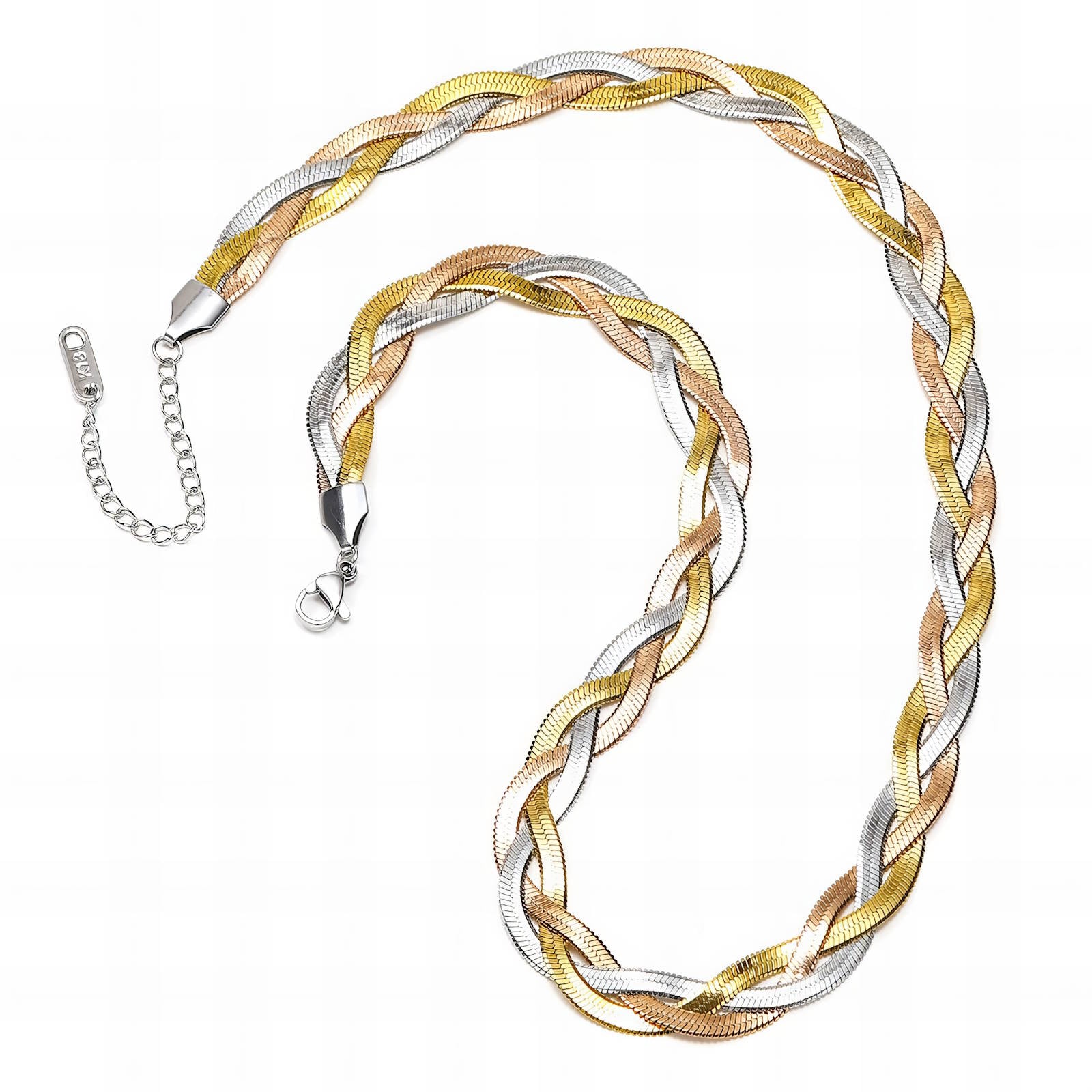 Everchain Necklace, 18K Gold Plated Steel