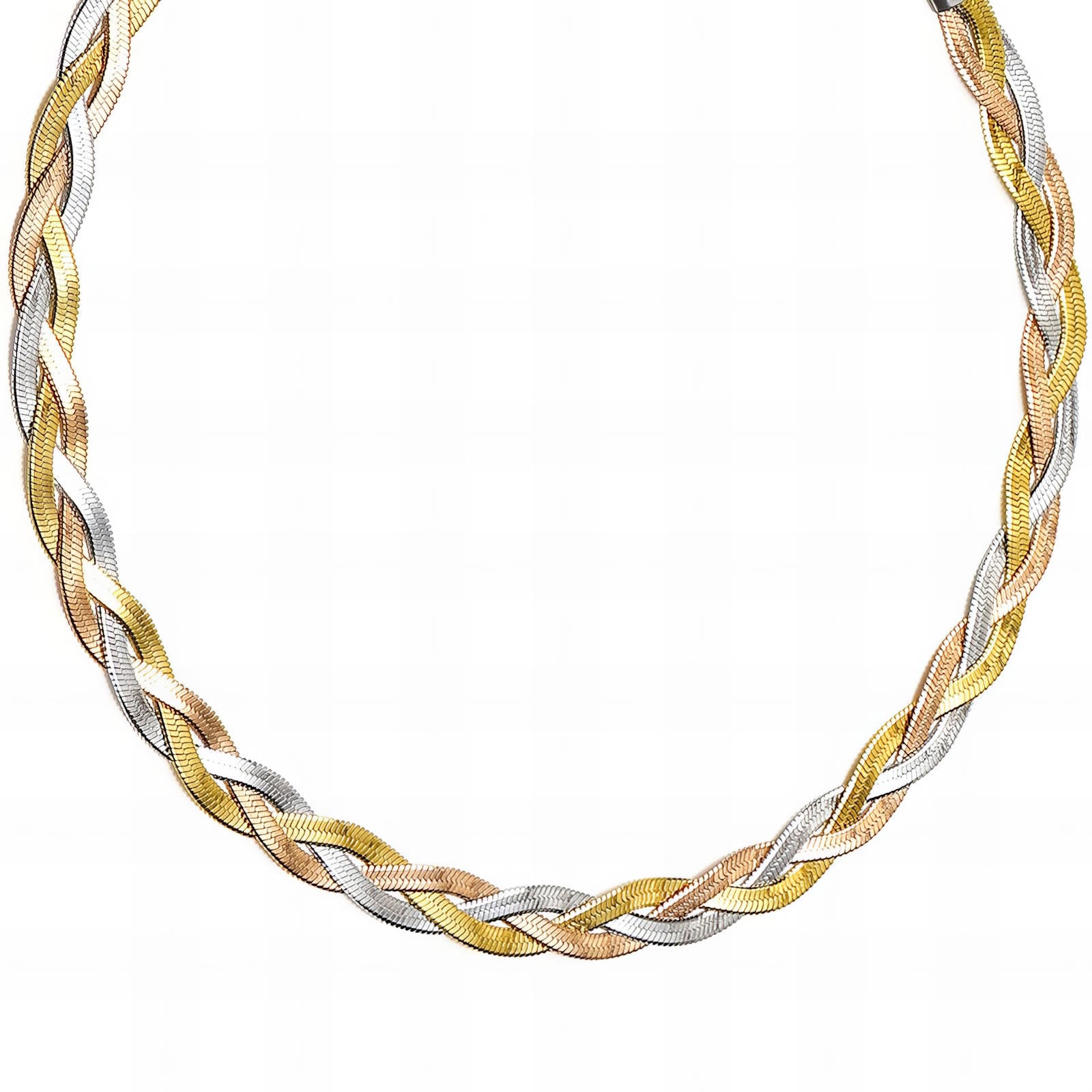 Everchain Necklace, 18K Gold Plated Steel
