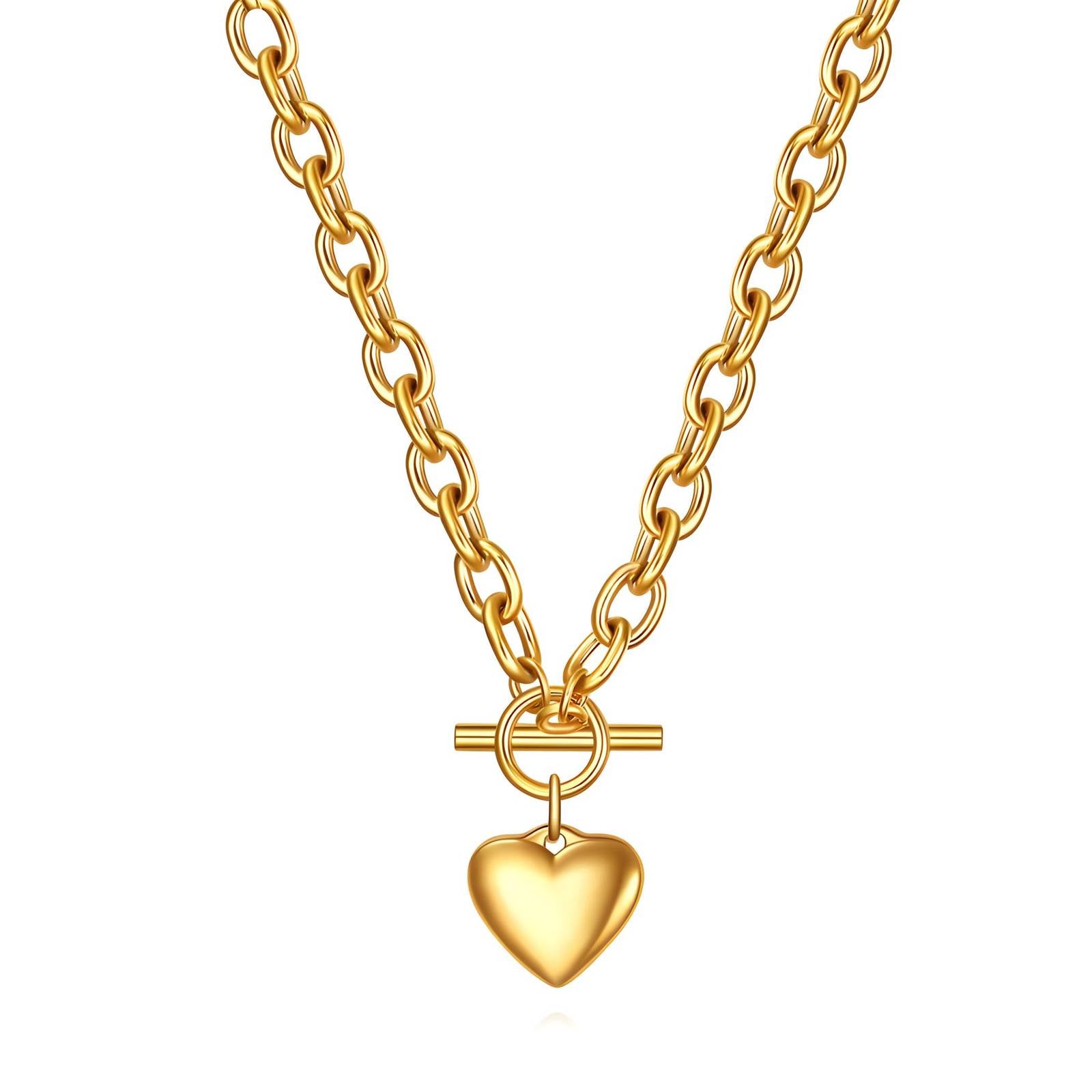 Evermine Necklace, 18K Gold Plated Steel