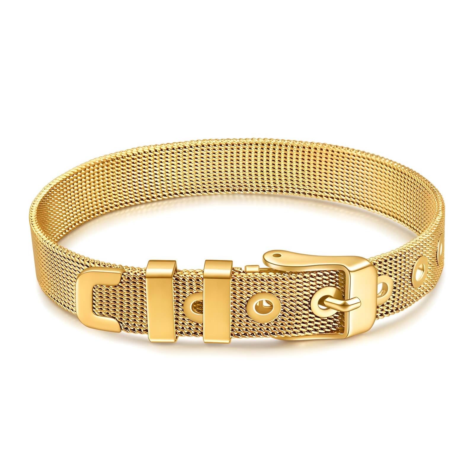 Beltaria Bracelet, 18K Gold Plated Steel