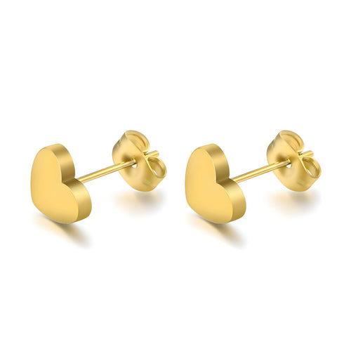 Amora Earrings, 18K Gold Plated Steel