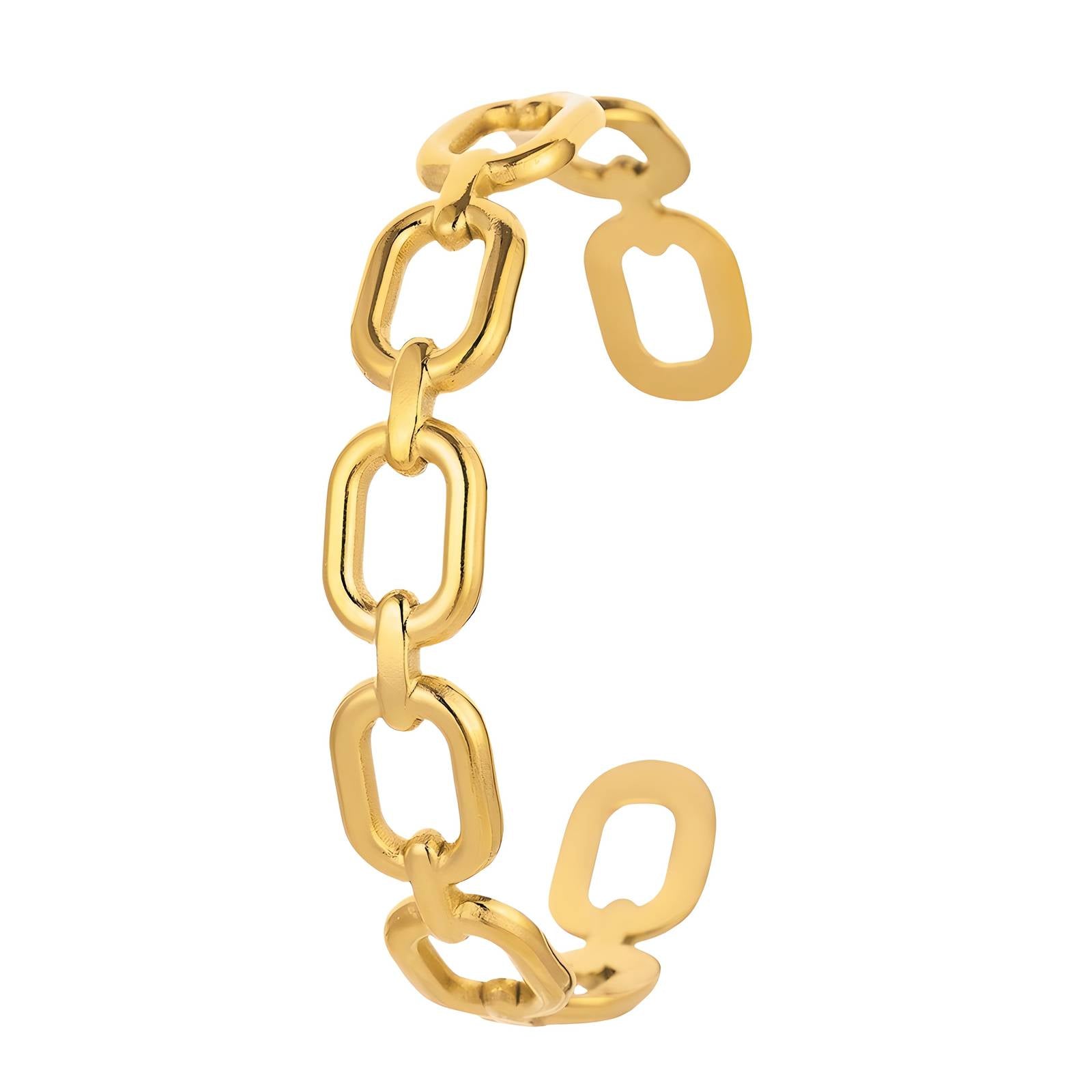 Golden Bond Bracelet, 18K Gold Plated Steel