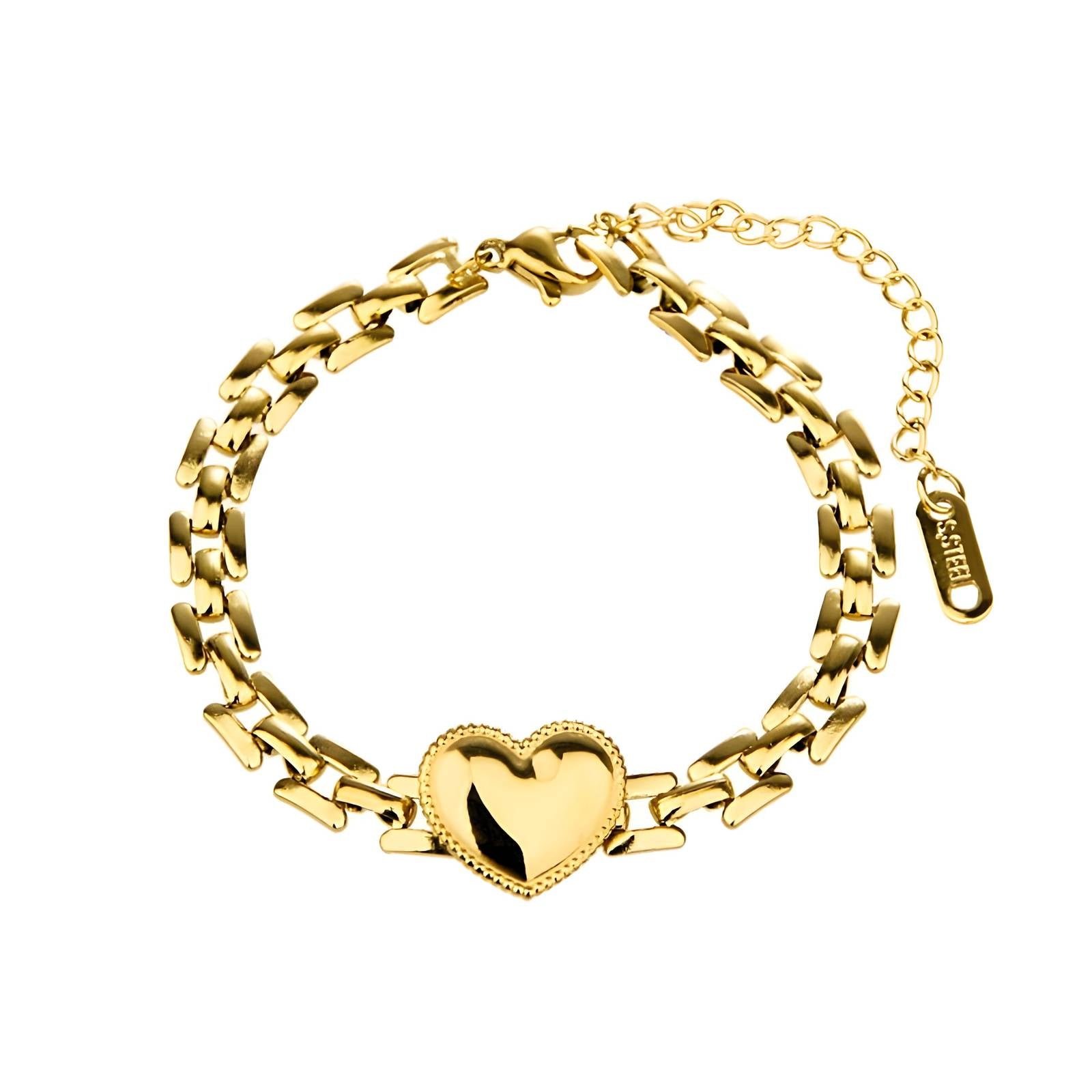 Charmstrike Bracelet, 18K Gold Plated Steel