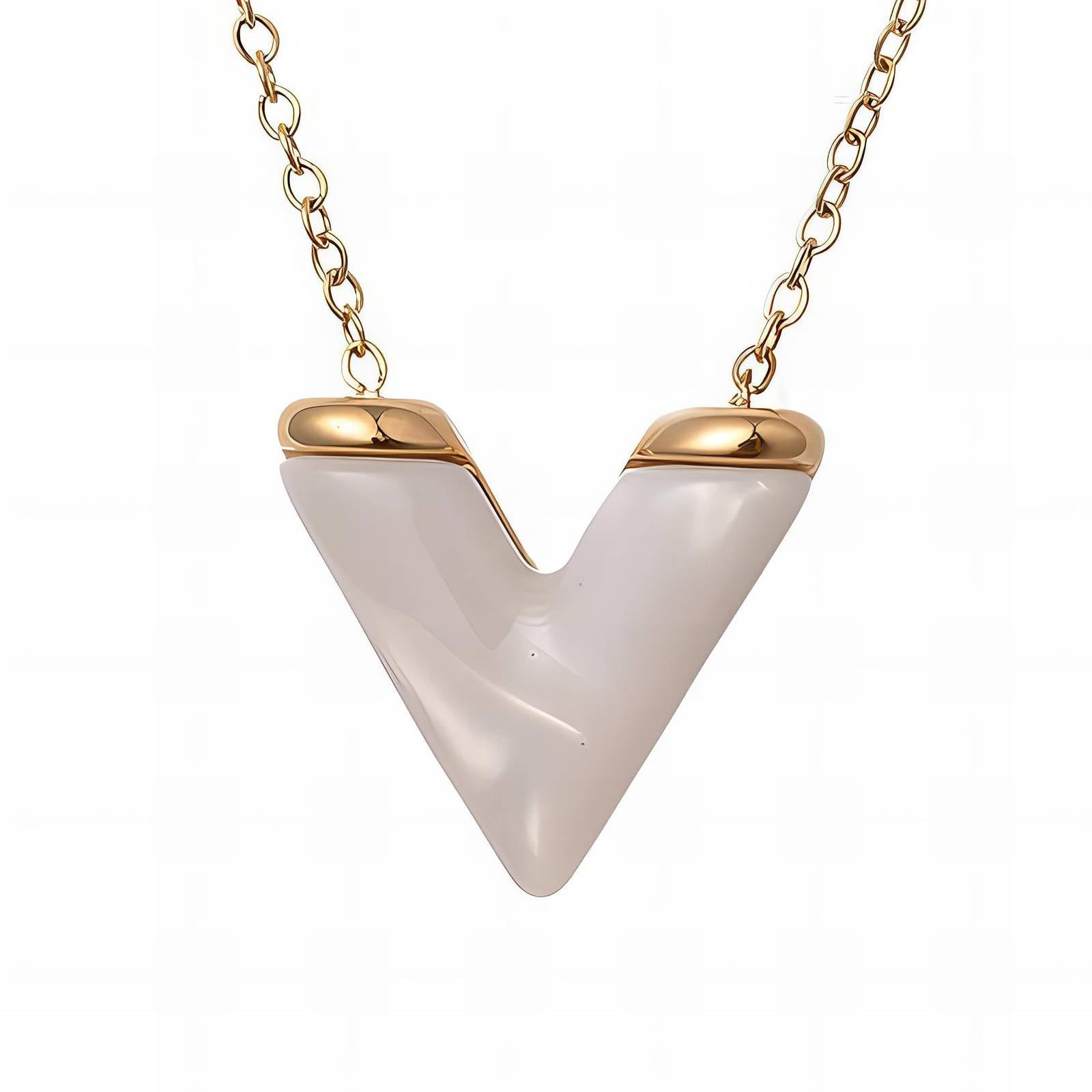 Veluxe Necklace, 18K Gold Plated Steel