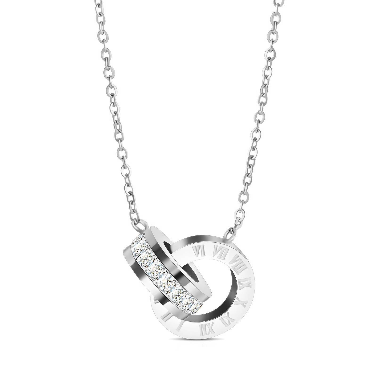 Eternal Time Necklace, Stainless Steel