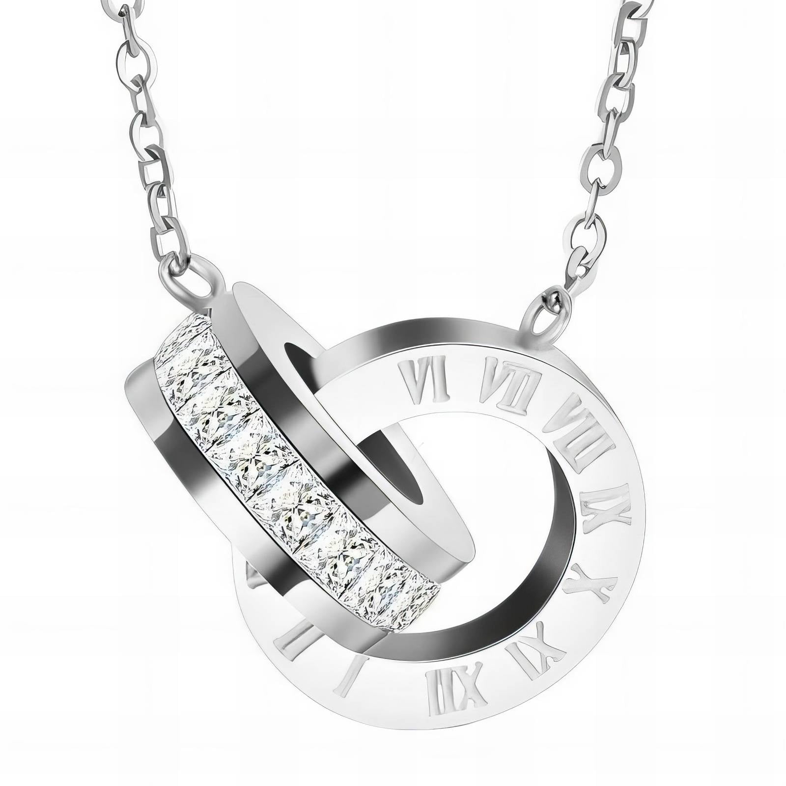 Eternal Time Necklace, Stainless Steel