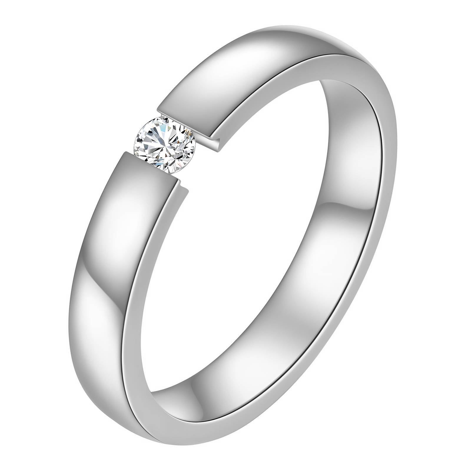 Dainty Spark Ring, Stainless Steel