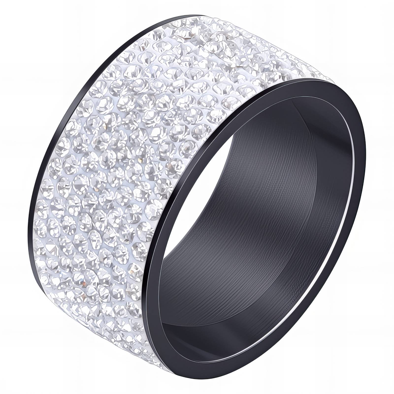 Endless Sparkle Ring, Stainless Steel
