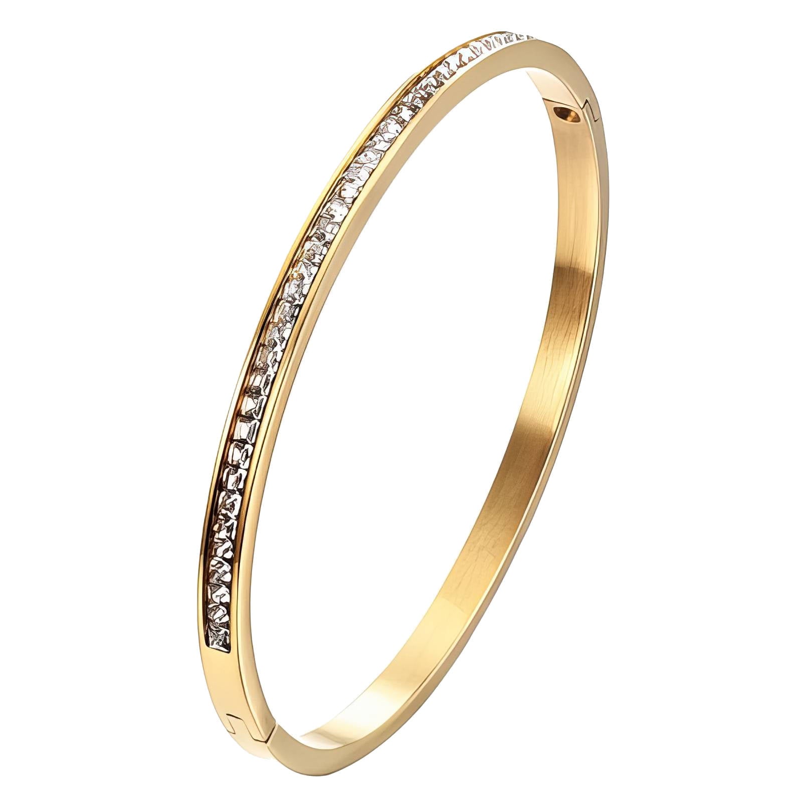 Eternal Grace Bracelet, 18K Gold Plated Steel