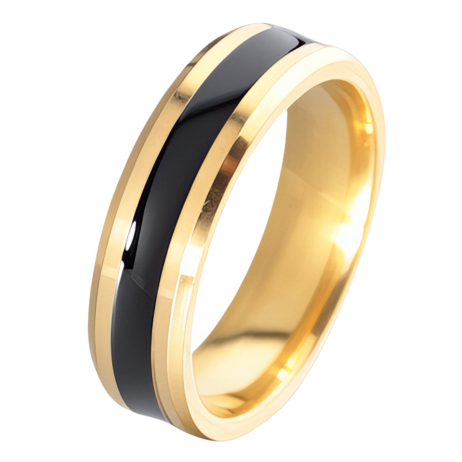Eternal Shadow Ring, 18K Gold Plated Steel