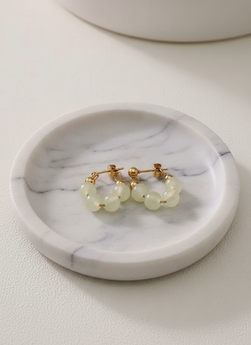 Beaded Path Earrings