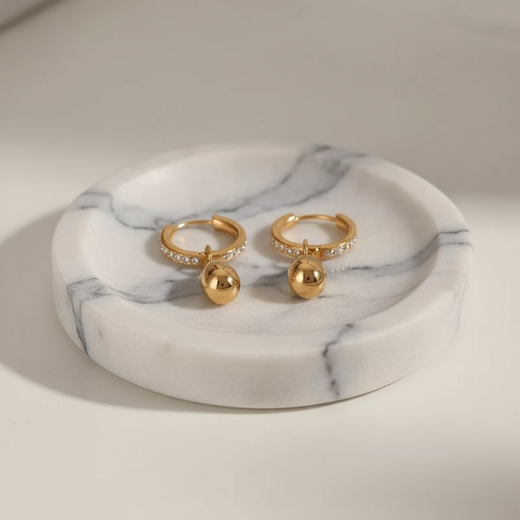 Glimmer Drop Earrings