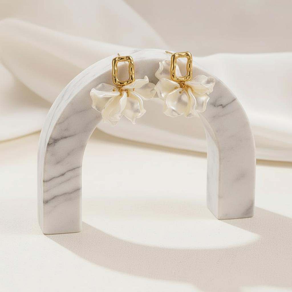 Pedals Of Grace Earrings