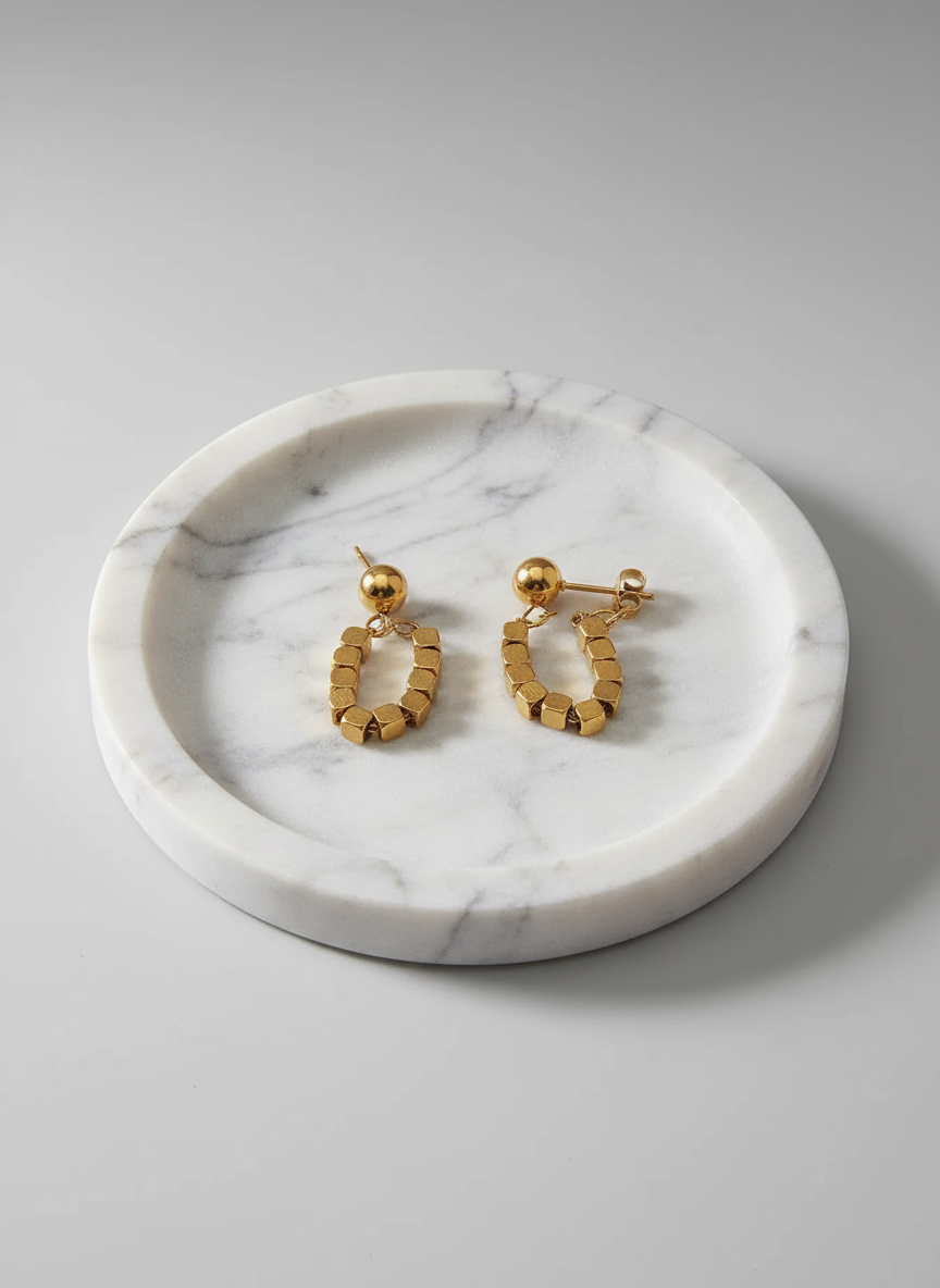 Beaded Path Earrings