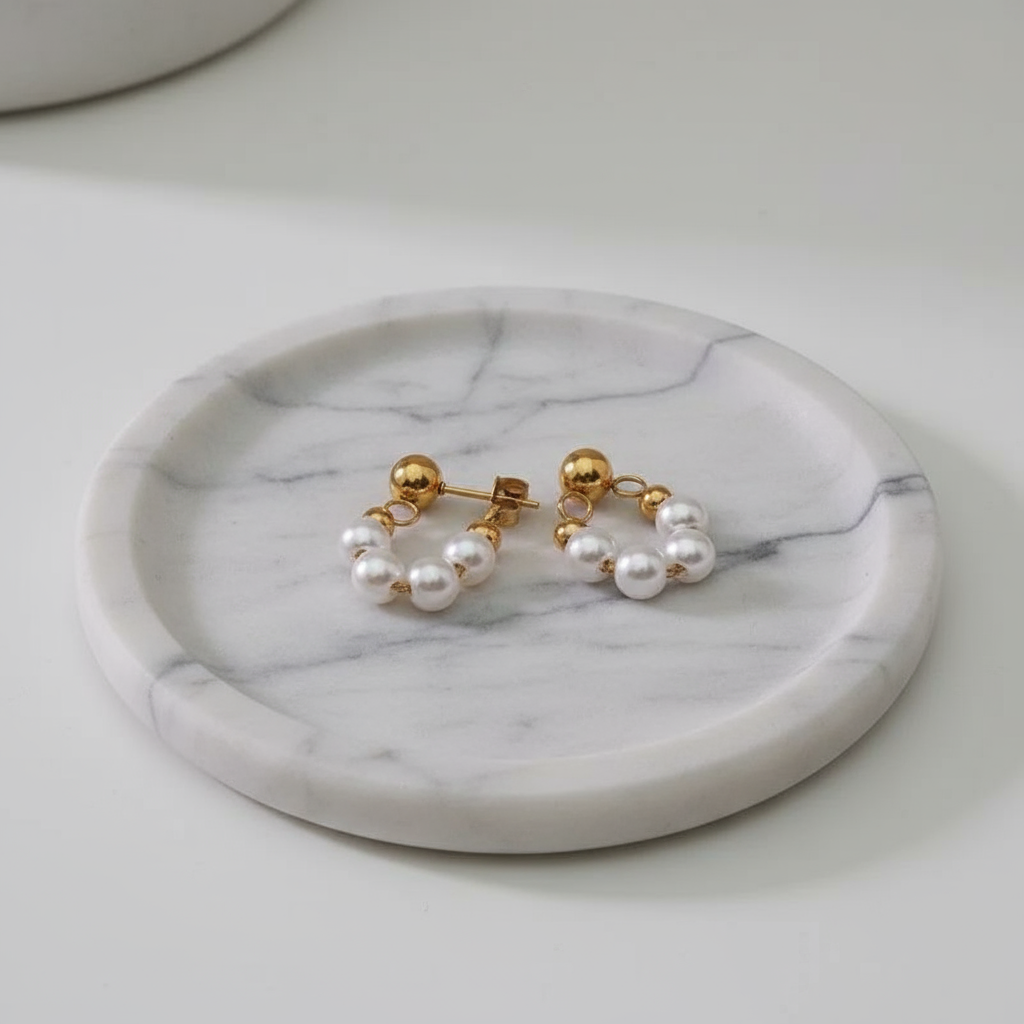 Beaded Path Earrings