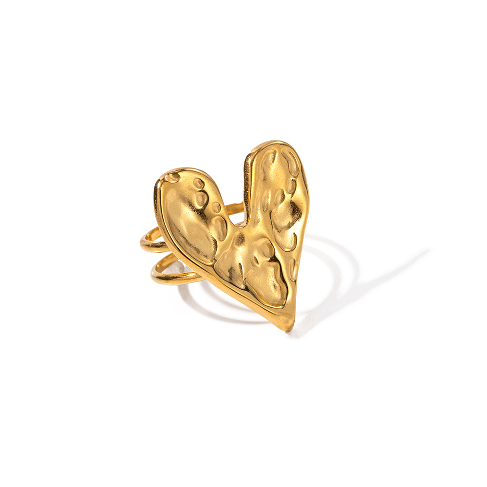 Serene Heart Ring