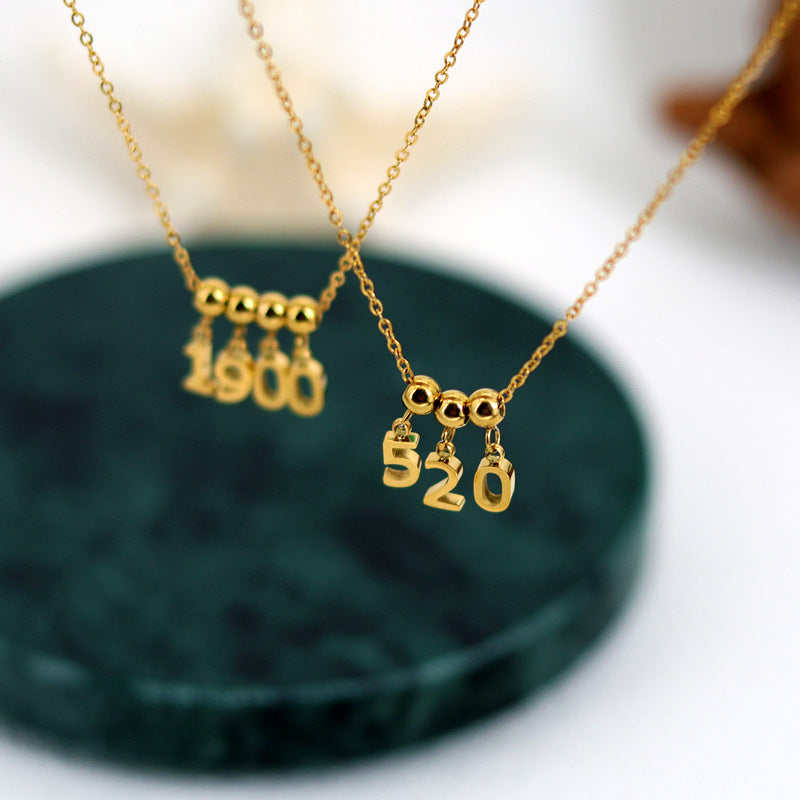 Numbers Pendants