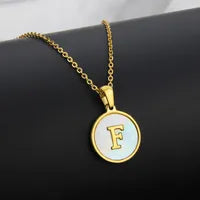 Monogram Shell Necklace