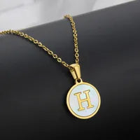 Monogram Shell Necklace