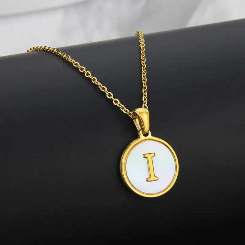 Monogram Shell Necklace