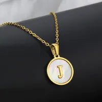 Monogram Shell Necklace