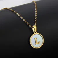 Monogram Shell Necklace