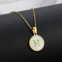Monogram Shell Necklace