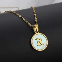 Monogram Shell Necklace