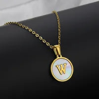 Monogram Shell Necklace