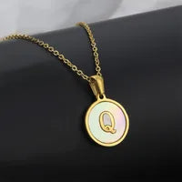 Monogram Shell Necklace