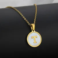 Monogram Shell Necklace