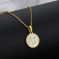 Monogram Shell Necklace