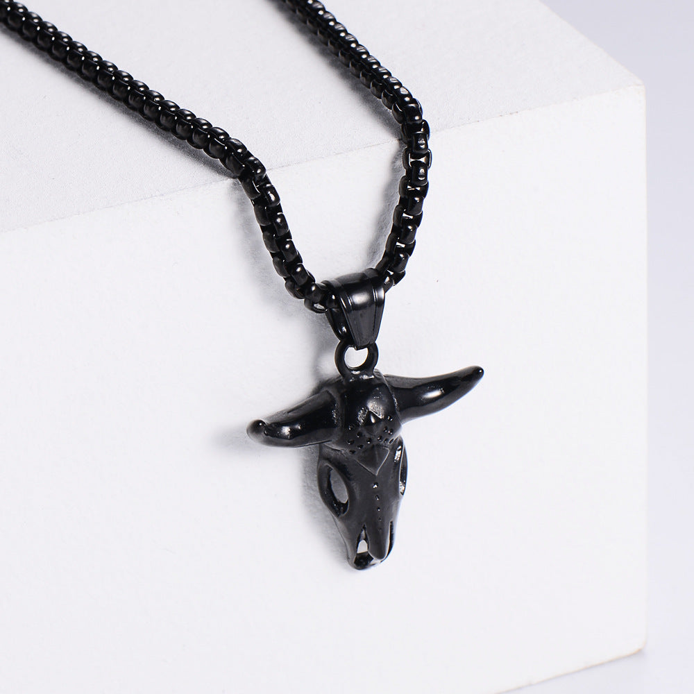 Tauren Bull Skull Necklace