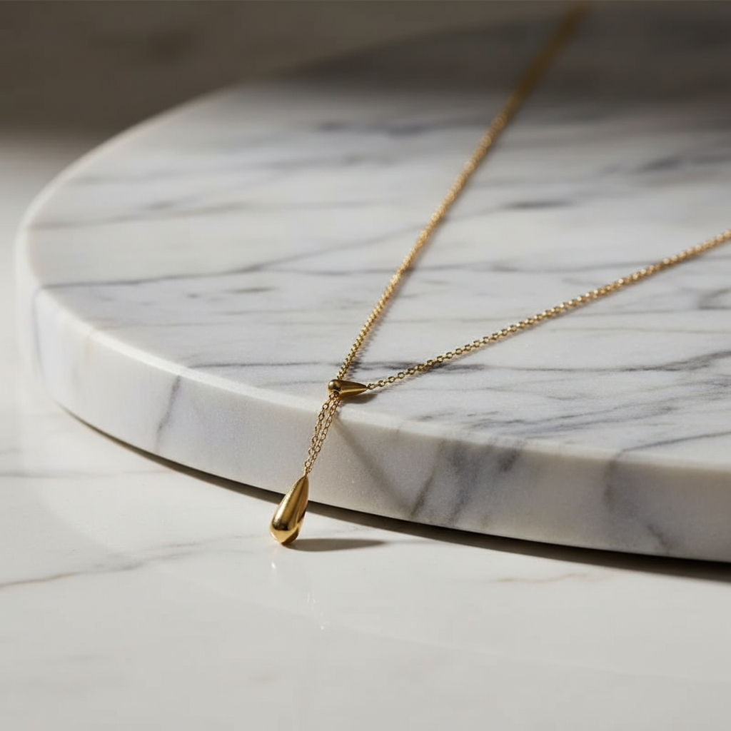 Water Droplets Necklace