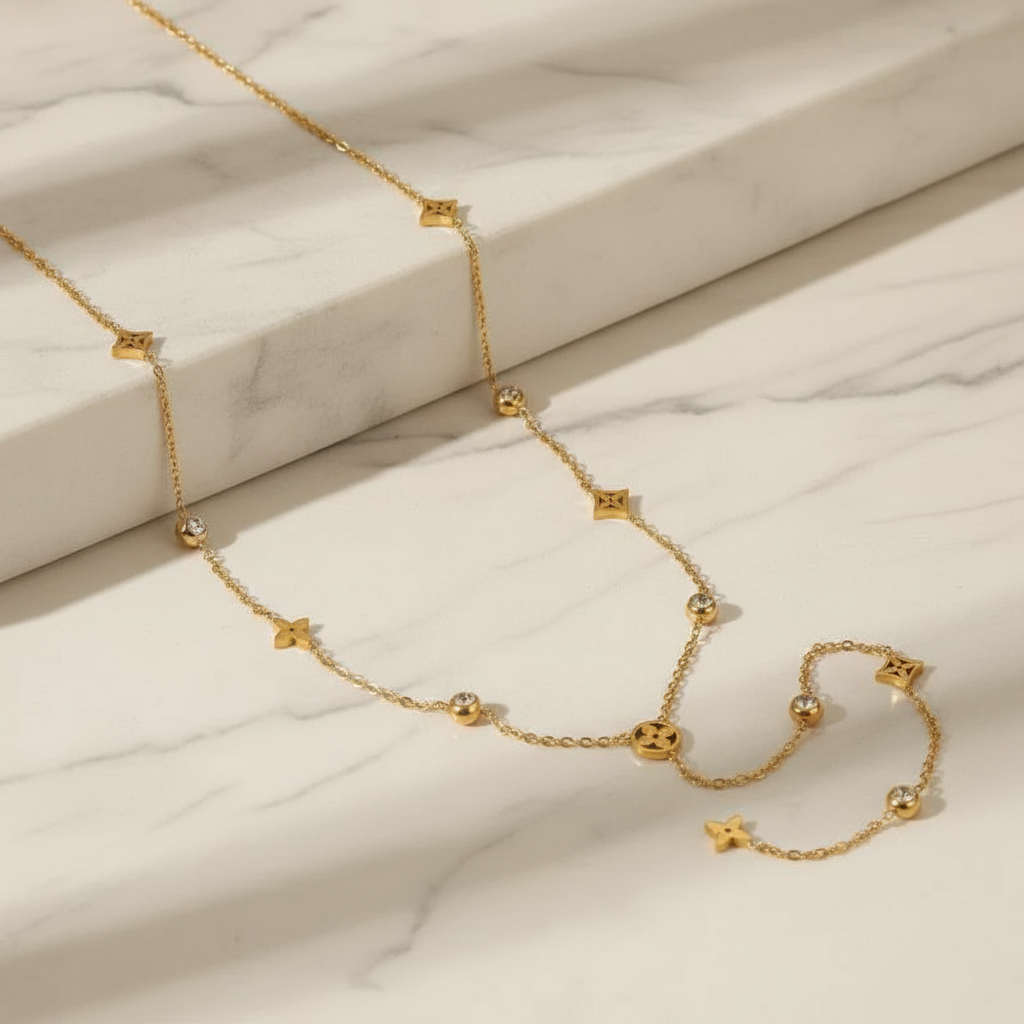 Petite Fortune Lariat Necklace