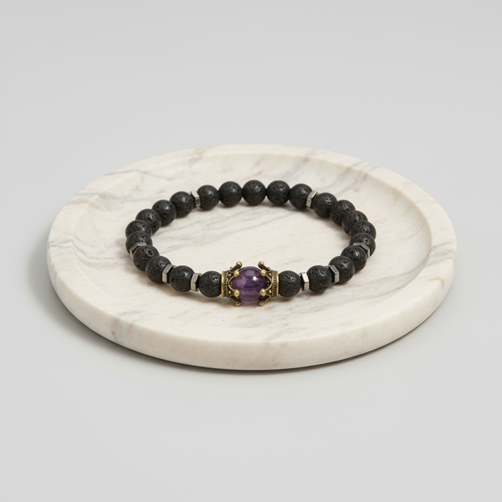 Beaded Crown Bracelet