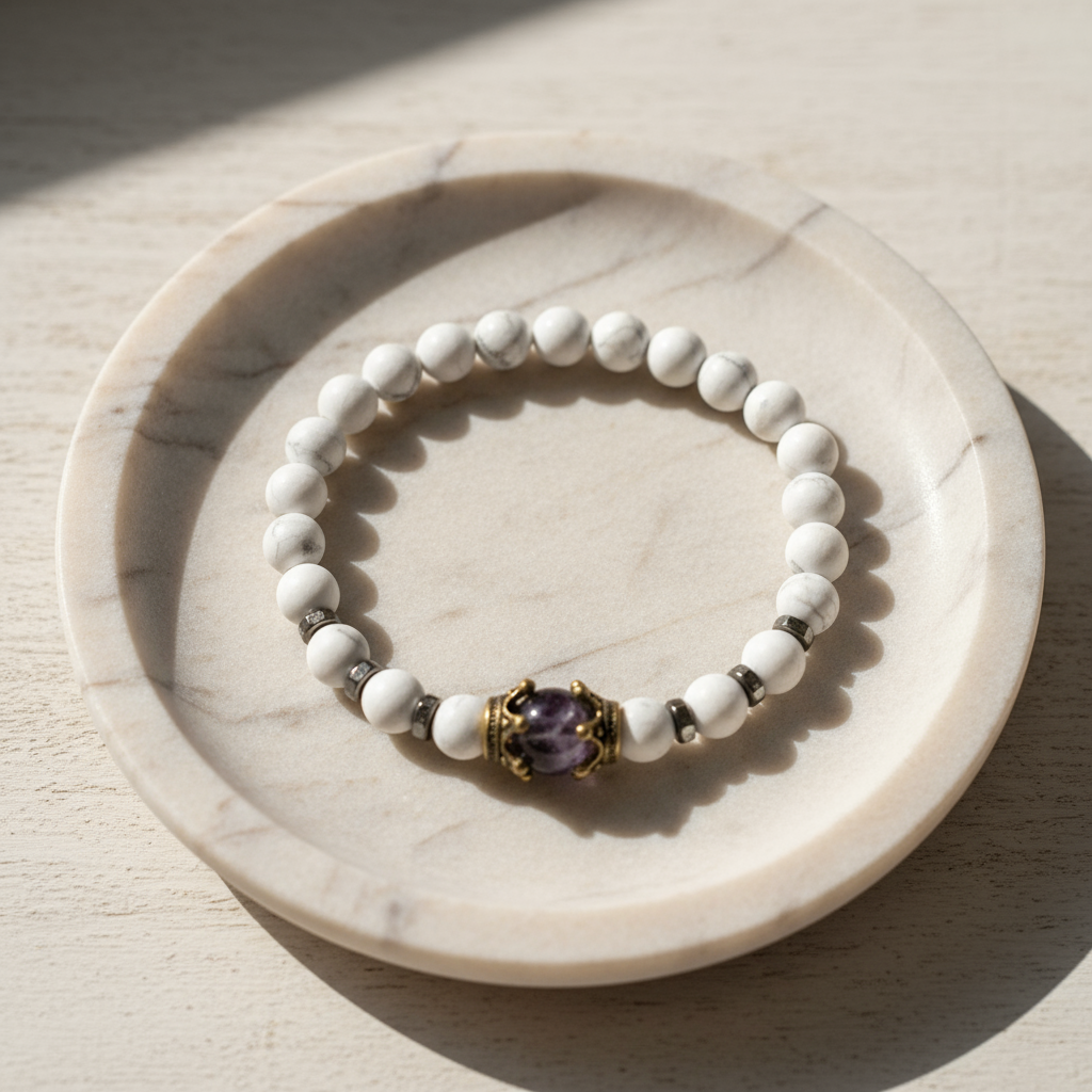 Beaded Crown Bracelet