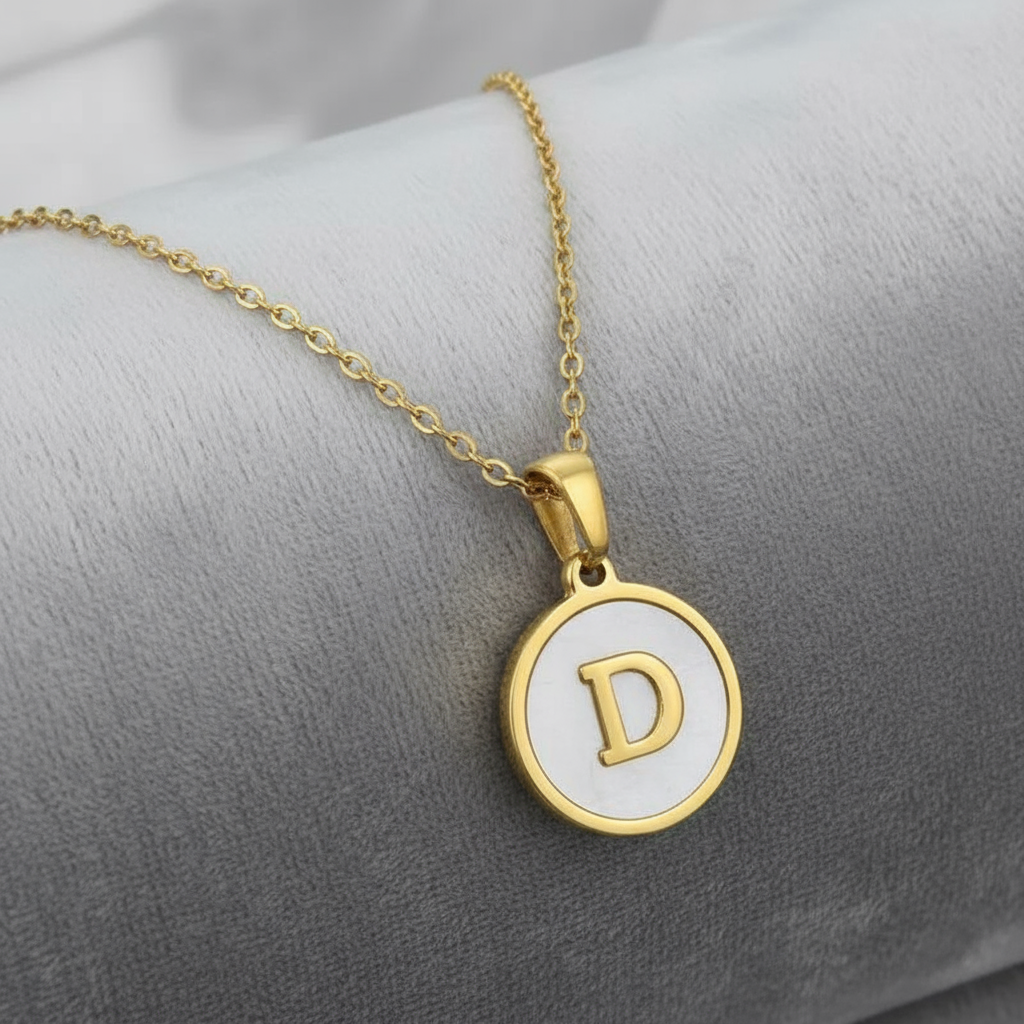 Monogram Shell Necklace