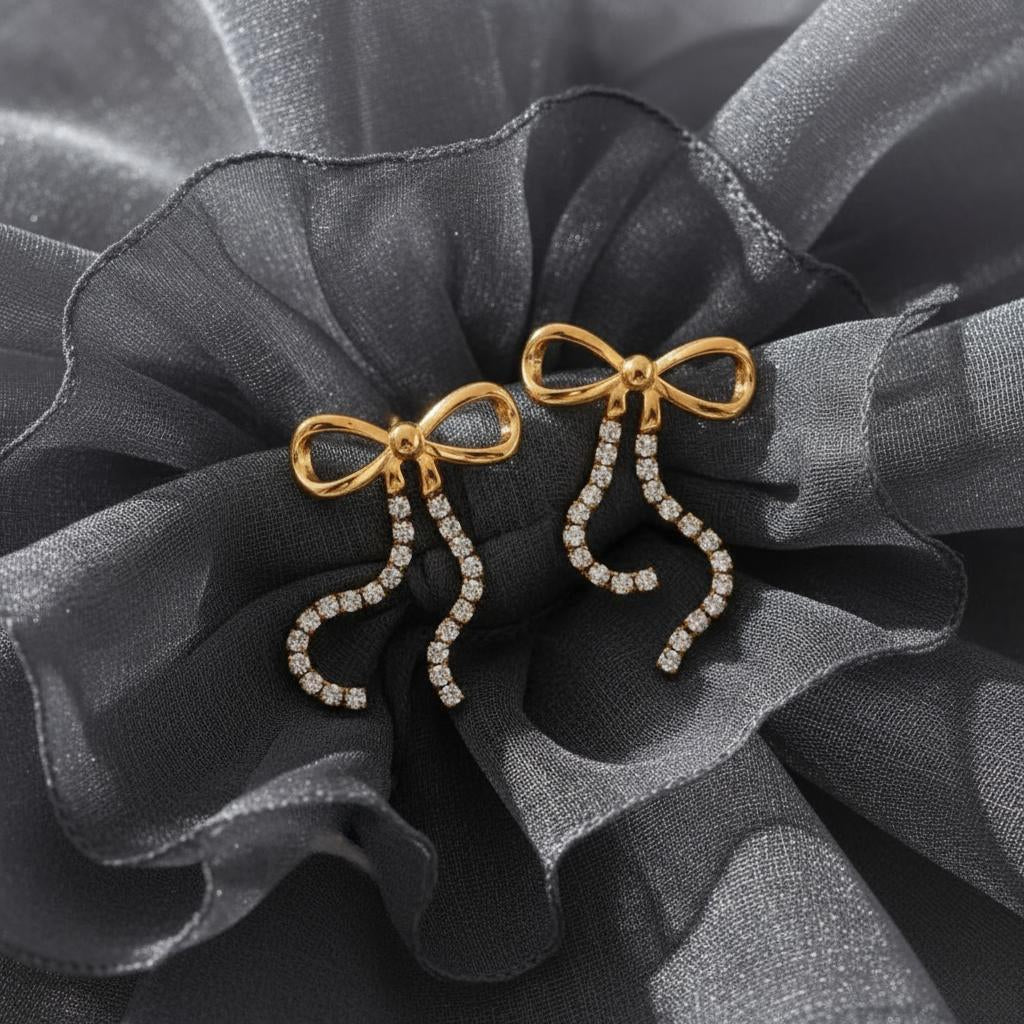 Sparkle Bow Earrings