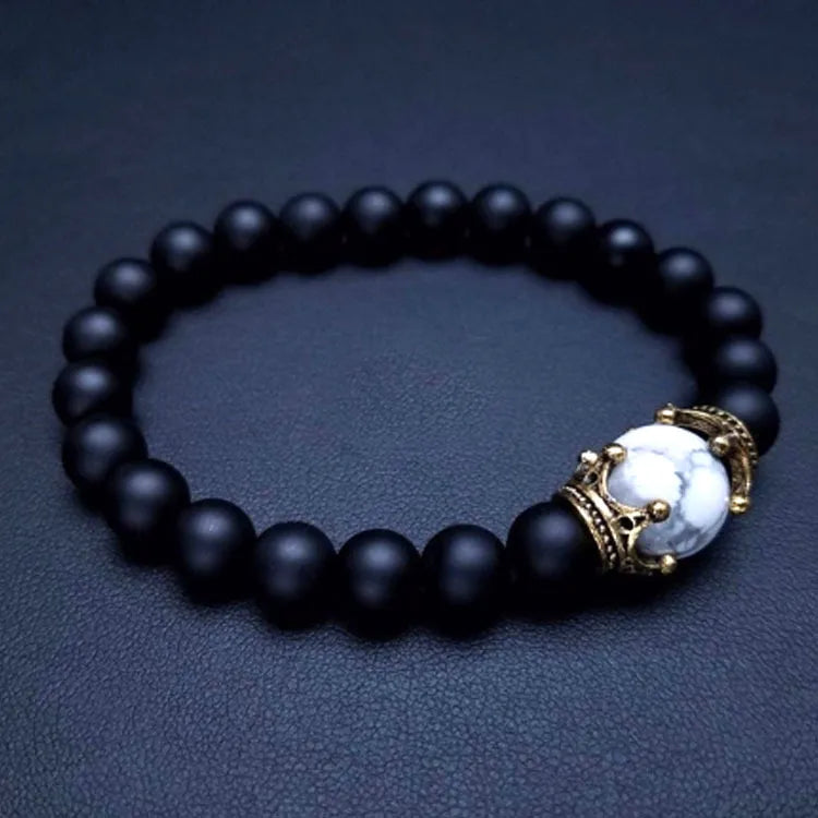 Beaded Crown Bracelet