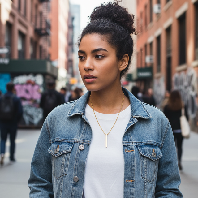 Modern Edge Necklace