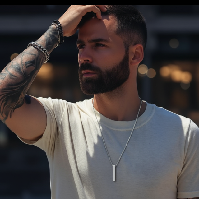 Modern Edge Necklace