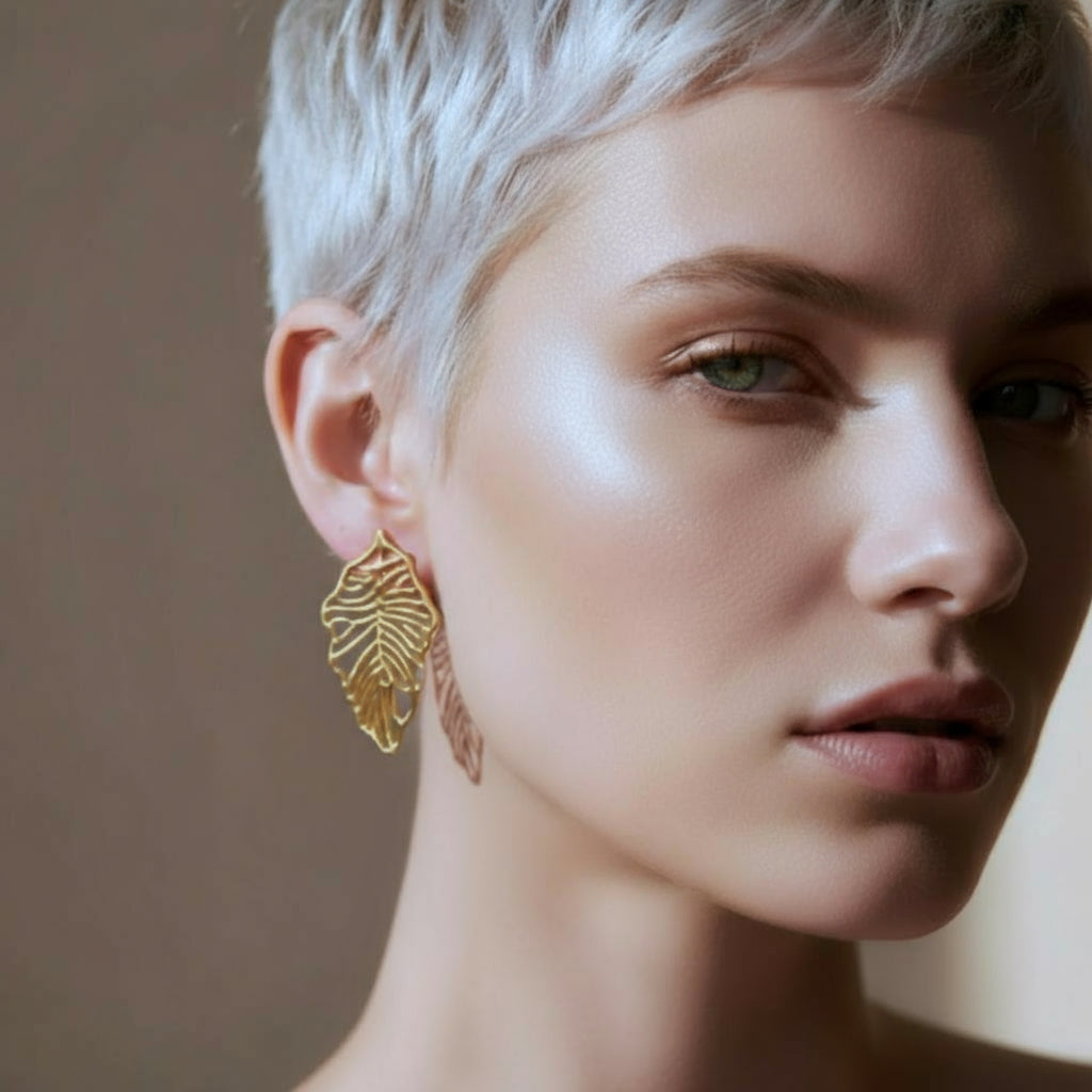 Golden Leaves Earrings