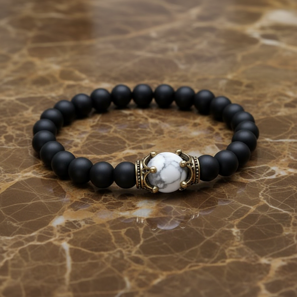 Beaded Crown Bracelet