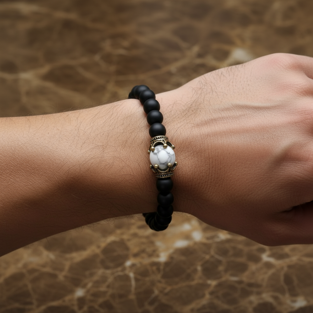 Beaded Crown Bracelet