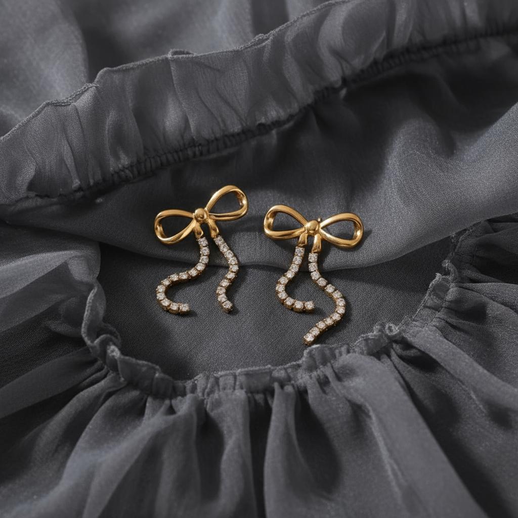 Sparkle Bow Earrings