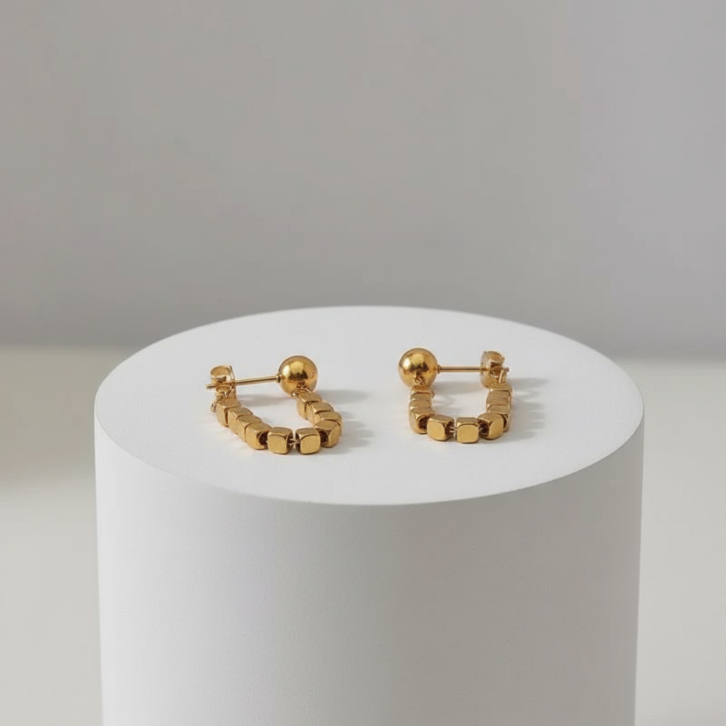 Beaded Path Earrings