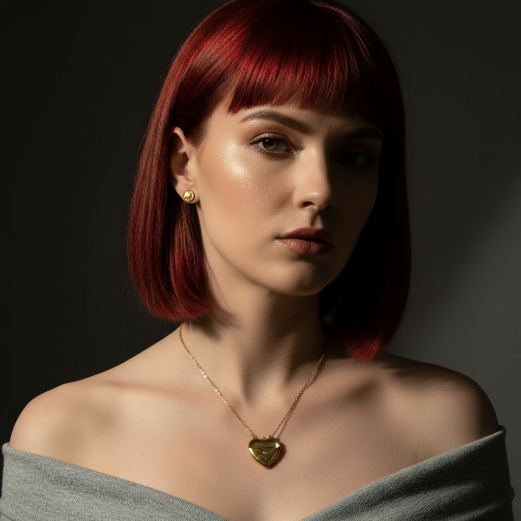 Love Heart Locker Necklace