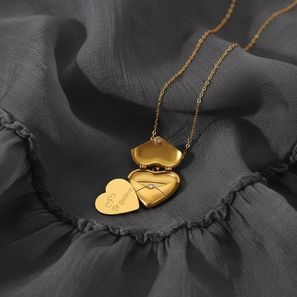 Love Heart Locker Necklace