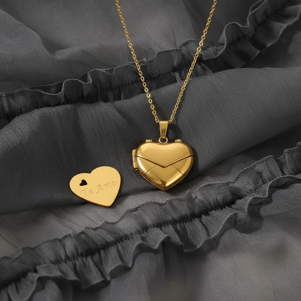 Love Heart Locker Necklace